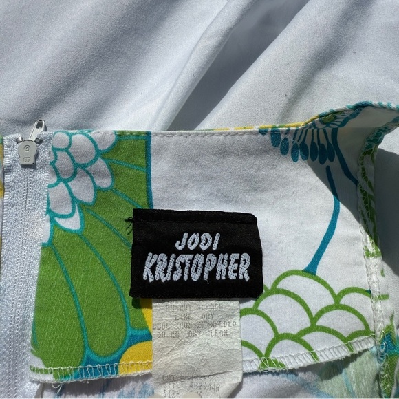 Vintage 60s/70s Floral Mod Mini Dress โ Jodi Kristopher โ Size 5/6 - Picture 6 of 6